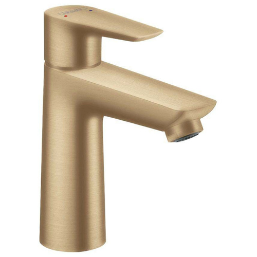 Hansgrohe Talis E Смеситель для раковины, 1 отв., без донного клапана, цвет: шлифованная бронза фото в интернет-магазине САНТЕХСИТИ