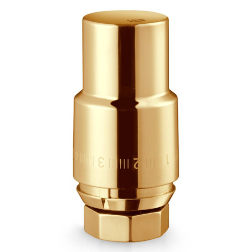 Термоголовка жидкостная ROYAL THERMO Design PRO М30х1,5 (золото) фото в интернет-магазине САНТЕХСИТИ