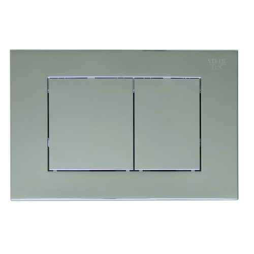 Кнопка для инсталляции VIEIR механические квадратные клавиши, хром фото в интернет-магазине САНТЕХСИТИ