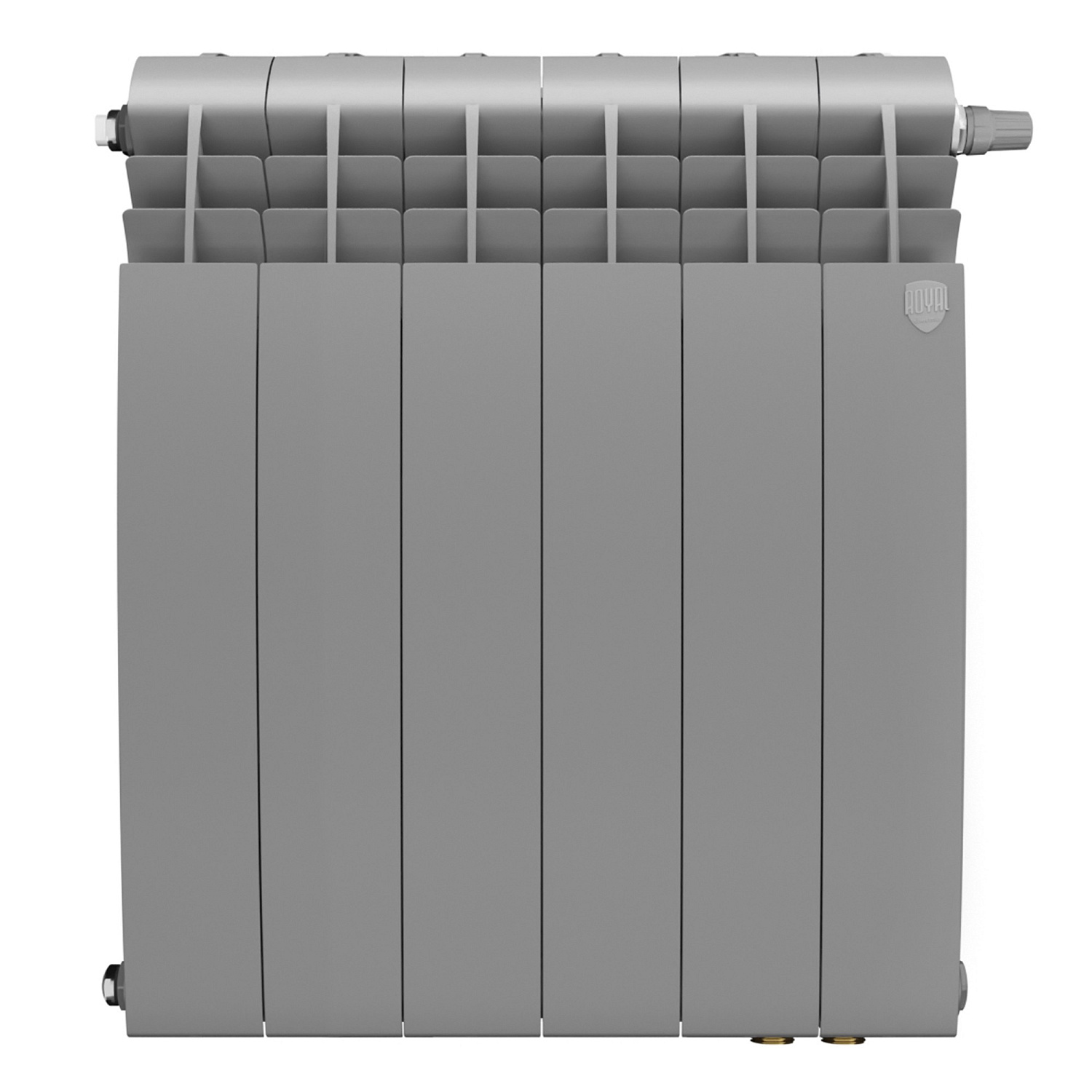 Радиатор биметаллический Royal Thermo BiLiner 500 Silver Satin VR80 - 6 секц. фото в интернет-магазине САНТЕХСИТИ