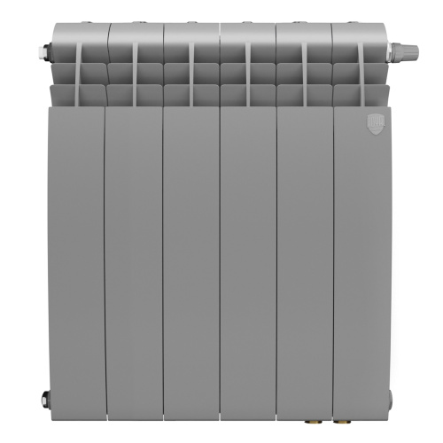 Радиатор биметаллический Royal Thermo BiLiner 500 Silver Satin VR80 - 6 секц. фото в интернет-магазине САНТЕХСИТИ