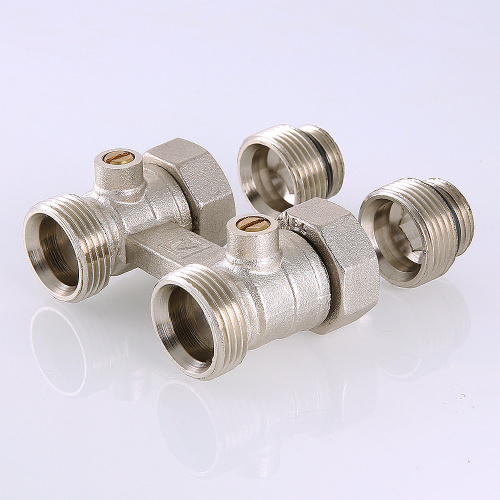 Узел для нижнего подключения радиатора VALTEC прямой 1/2"х3/4" фото в интернет-магазине САНТЕХСИТИ