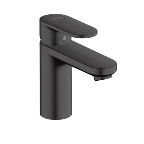 Hansgrohe Vernis Blend Смеситель для раковины, излив 100 мм, с донным клапаном, цвет: матовый черный фото в интернет-магазине САНТЕХСИТИ