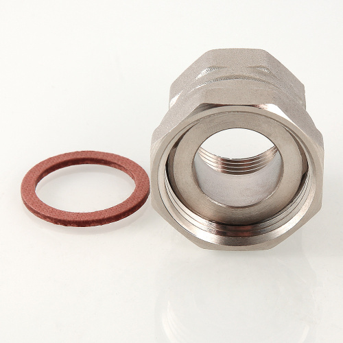 Резьбовой фитинг VALTEC Полусгон прямой с накидной гайкой ВН, 3/4"х1/2 фото в интернет-магазине САНТЕХСИТИ