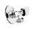 Кран шаровой PROFACTOR CHROME угловой для бытовой техники н/н 1/2" х 3/4" фото в интернет-магазине САНТЕХСИТИ