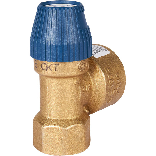 Предохранительный клапан для систем водоснабжения 6 бар 3/4"x1" (477.262) STOUT фото в интернет-магазине САНТЕХСИТИ