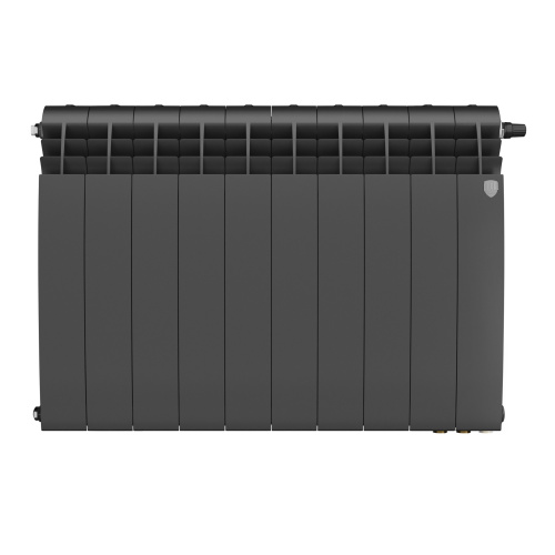 Радиатор биметаллический Royal Thermo BiLiner 500 Noir Sable VR80 - 10 секц. фото в интернет-магазине САНТЕХСИТИ