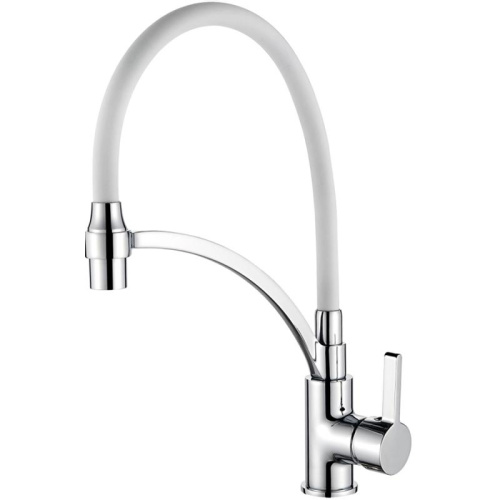 Смеситель для кухни с гибким изливом Ledeme L4499-3 фото в интернет-магазине САНТЕХСИТИ