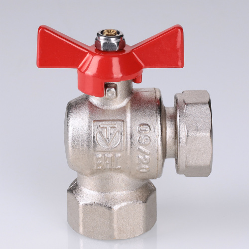 Кран шаровой угловой с накидной гайкой VALTEC (КОРОТКИЙ) 3/4" вн-вн (12/48) фото в интернет-магазине САНТЕХСИТИ