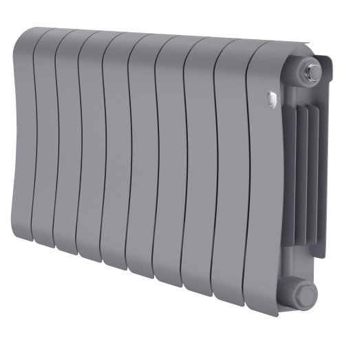 Радиатор биметаллический Royal Thermo Infinity 300 Silver Satin - 10 секц. фото в интернет-магазине САНТЕХСИТИ