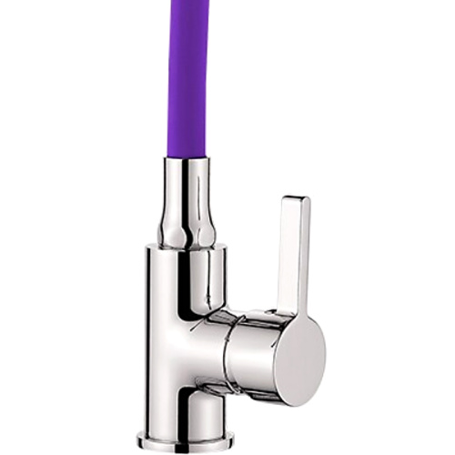 Смеситель для кухни с гибким изливом Ledeme Rainbow L4898-8 фото в интернет-магазине САНТЕХСИТИ