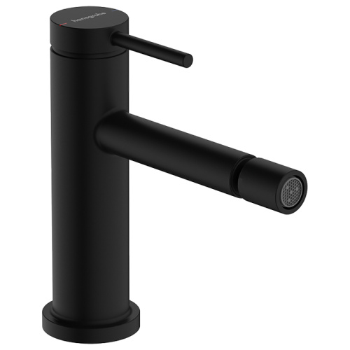 Hansgrohe Tecturis S Смеситель для биде, на 1 отв., с донным клапаном, цвет: черный матовый фото в интернет-магазине САНТЕХСИТИ