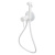 Смеситель с гигиеническим душем встраиваемый Rubinetterie Mariani коллекция NEXT модель B00185NXW, белый матовый фото в интернет-магазине САНТЕХСИТИ
