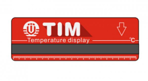 Термометр-полоска для коллектора подачи (красный) TIM фото в интернет-магазине САНТЕХСИТИ