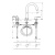 Hansgrohe Vernis Blend Смеситель для раковины, на 3 отв, с донным клапаном, цвет: матовый черный фото в интернет-магазине САНТЕХСИТИ