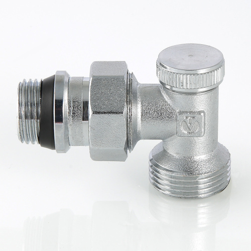 Радиаторный кран VALTEC 1/2" под евроконус 3/4EK нижний угловой с упл. фото в интернет-магазине САНТЕХСИТИ