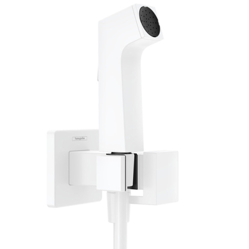 Hansgrohe Гигиенический душ, настенный, 1 jet, цвет: белый матовый фото в интернет-магазине САНТЕХСИТИ
