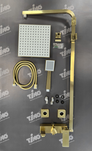 Душевая система Timo Selene SX-1030/17 золото матовое фото в интернет-магазине САНТЕХСИТИ