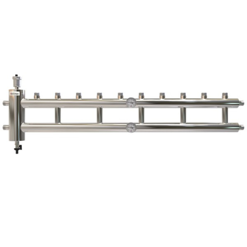 Коллектор с гидроразделителем ПРОКСИТЕРМ из нерж. стали GSK 25-5.1 60 кВт 5+1 контур фото в интернет-магазине САНТЕХСИТИ