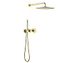 Душевая система встроенная с термостатом Timo Saona SX-2359/17SM золото матовое фото в интернет-магазине САНТЕХСИТИ