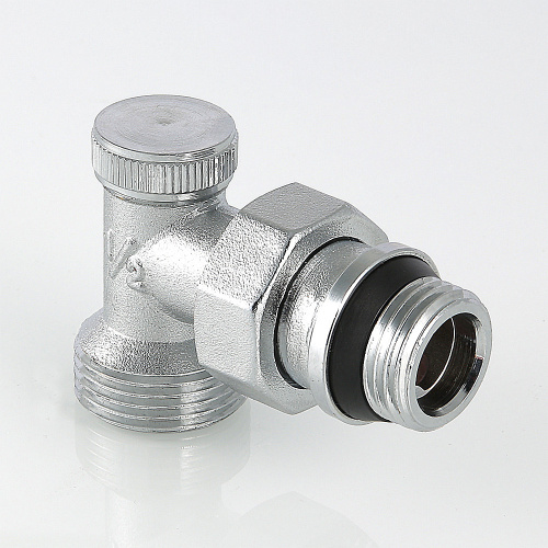 Радиаторный кран VALTEC 1/2" под евроконус 3/4EK нижний угловой с упл. фото в интернет-магазине САНТЕХСИТИ