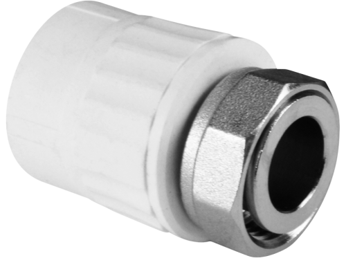 PPr VALFEX Муфта с накидной гайкой 25х3/4" фото в интернет-магазине САНТЕХСИТИ