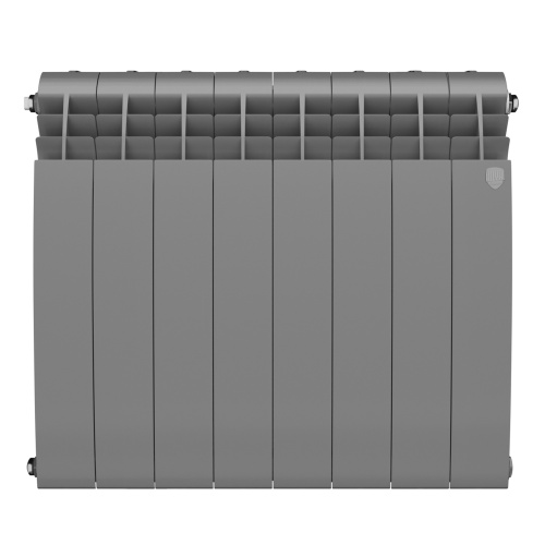 Радиатор биметаллический Royal Thermo BiLiner 500 Silver Satin - 8 секций фото в интернет-магазине САНТЕХСИТИ