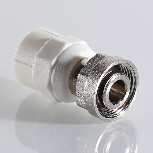PPr VALTEC Муфта c накидной гайкой для перехода на ЕВРОКОНУС 20х3/4" фото в интернет-магазине САНТЕХСИТИ