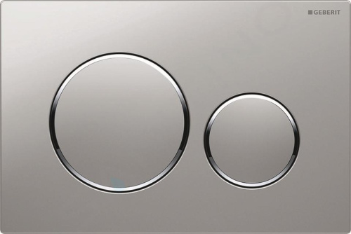 Накладная панель GEBERIT Sigma 20 115.882.JQ.1 хром матовый, хром глянцевый фото в интернет-магазине САНТЕХСИТИ