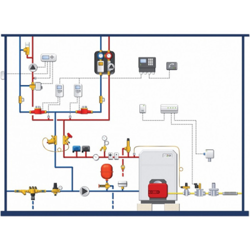 Группа безопасности котла WATTS (с теплоиз) 3bar до 50кВт KSG-MS/VM1530/ISO WATTS (лат.) 10005311 фото в интернет-магазине САНТЕХСИТИ