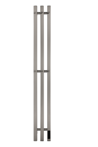 Полотенцесушитель электрический Domamir Papa-K 1200/120, никель фото в интернет-магазине САНТЕХСИТИ