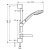 Hansgrohe Croma 100 Душевой гарнитур Штанга, ручной душ, кронштейн, шланг 160см, цвет: хром фото в интернет-магазине САНТЕХСИТИ