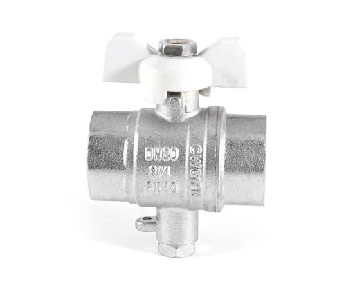 Кран шаровой PROFACTOR для подключения датчика темпер. 3/4" фото в интернет-магазине САНТЕХСИТИ