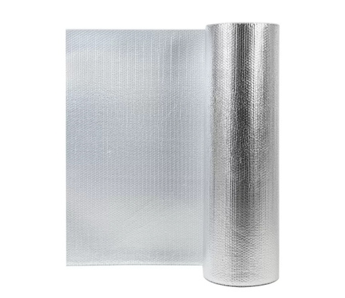 Подложка для теплого пола Алюбабл 4мм АЛ-Т183/10 с защитой (рулон 30м²) фото в интернет-магазине САНТЕХСИТИ