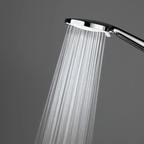 Душевая колонна круглая FONTE на 2 потока без смесителя, черный матовый фото в интернет-магазине САНТЕХСИТИ