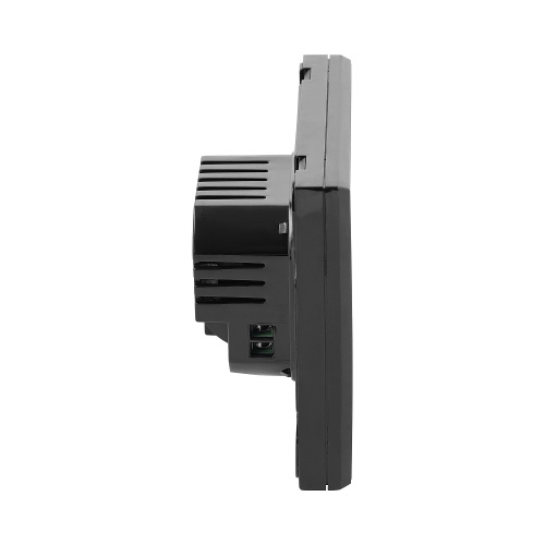 Термостат комнатный 220В/3А VIEIR VR406-C черный фото в интернет-магазине САНТЕХСИТИ