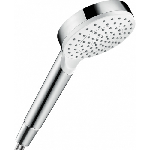 Hansgrohe Crometta 1j EcoSmart Ручной душ, цвет: хром/белый фото в интернет-магазине САНТЕХСИТИ