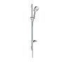 Hansgrohe Raindance Select E Душевой набор: штанга 90см., ручной душ 120, 3jet (Rain, RainAir, WhirlAir), EcoSmart, мыльница, шланг, цвет: белый/хром фото в интернет-магазине САНТЕХСИТИ