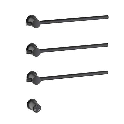 Полотенцесушитель электрический, встроенный Timo Saona 030/03SM черный фото в интернет-магазине САНТЕХСИТИ