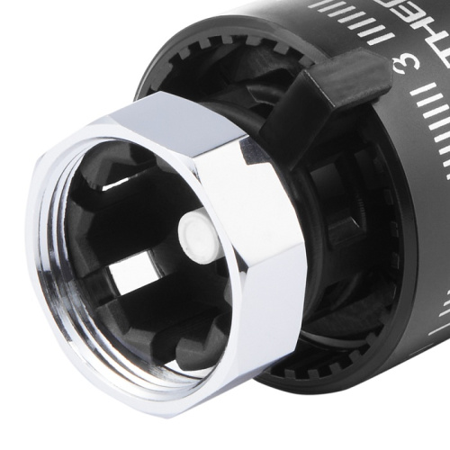 Термоголовка жидкостная Royal Thermo Design М30х1,5 (черный) фото в интернет-магазине САНТЕХСИТИ