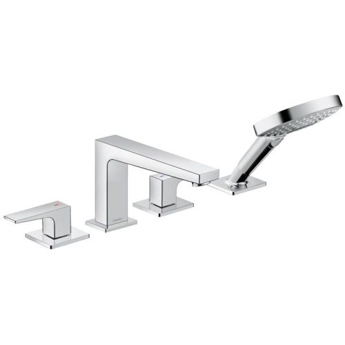 Hansgrohe Metropol смеситель на край ванны, на 4 от.в., цвет: хром фото в интернет-магазине САНТЕХСИТИ
