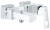 Смеситель для ванны с душем Grohe Eurocube 23140000 фото в интернет-магазине САНТЕХСИТИ