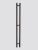Полотенцесушитель электрический Domamir Papa 1200/80, оружейная сталь фото в интернет-магазине САНТЕХСИТИ