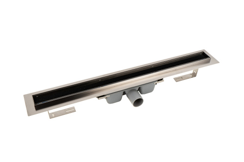 Трап для душа TIM PROFI с решеткой под кладку плитки (сух. затвор,горизонт. выпуск) 70*700 фото в интернет-магазине САНТЕХСИТИ