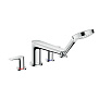 Hansgrohe Talis E Смеситель на край ванны, на 4 отверстия, цвет: хром фото в интернет-магазине САНТЕХСИТИ