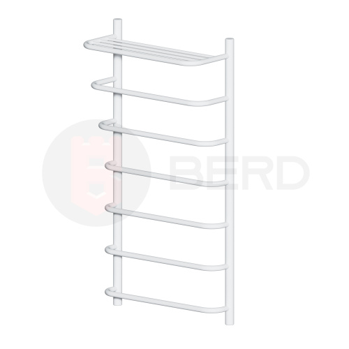 Полотенцесушитель цв. белый мат. F3 60х180 фото в интернет-магазине САНТЕХСИТИ