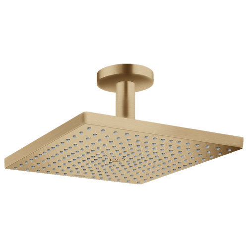 Hansgrohe Raindance Верхний душ, 30х30см, 1 jet, с потолочный держателем, цвет: шлифованная бронза фото в интернет-магазине САНТЕХСИТИ