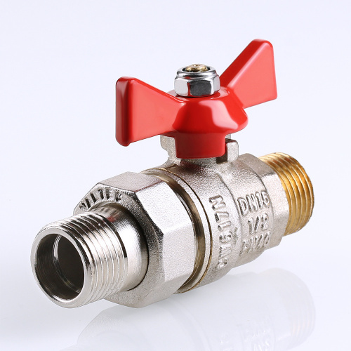 Кран с полусгоном VALTEC прямой 1/2" нар.-нар. фото в интернет-магазине САНТЕХСИТИ