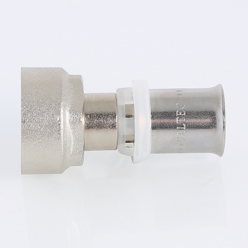 Пресс фитинг VALTEC Соединитель 16(2.0)х3/4 с накидной гайкой под евроконус фото в интернет-магазине САНТЕХСИТИ