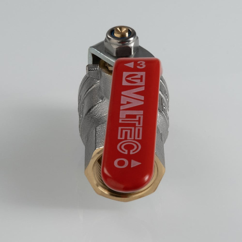 Кран шаровый VALTEC ГОСТ 3/4" вн.-нар. стальная рукоятка фото в интернет-магазине САНТЕХСИТИ